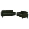 Coaster Fine Furniture 511214-S2 Ruth - 2 Piece Fabric Upholstered Track Arm Sofa - Matcha Green