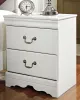 Ashley Furniture B129-92 Anarasia - Two Drawer Night Stand - White