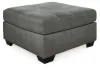 Ashley Furniture 3492708 Pitkin - Oversized Accent Ottoman - Slate