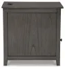 Ashley Furniture T300-317 Ashley Furniture T300-317 Treytown - Chair Side End Table - Gray