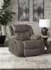 Ashley Furniture 6880425 First Base - Rocker Recliner - Gunmetal