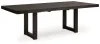 Ashley Furniture D618-35 Neymorton - Rectangular Dining Room Butterfly Extension Table - Dark Grayish Brown