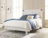 Ashley Furniture EB4121/131/156/112/191(2) Ashley Furniture EB4121/131/156/112/191(2) Shawburn - 5 Piece - Dresser, Full Panel Platform Bed, 2 Nightstands - White / Black / Gray
