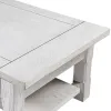 New Classic T3883-10 Dorsey - 2 Drawer Coffee Table - White