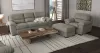 Jackson Furniture Industries 245323-1468/28 Jackson Furniture Industries 245323-1468/28 Dutton - Sofa With Drop Down Table - Smoke