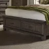 Liberty Furniture 759-BR-KSB Liberty Furniture 759-BR-KSB Thornwood Hills - King Storage Bed - Rock Beaten Brown