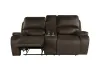 New Classic U093-25-BRN New Classic U093-25-BRN Brookings - Console Loveseat With Dual Recliners - Brown