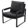 Coaster Fine Furniture 903021 Rosalind - Upholstered Track Arm Accent Chair - Black