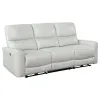 Coaster Fine Furniture 610261P Greenfield - Upholstered Power Reclining Sofa - Ivory
