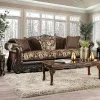 Furniture of America SM6427-SF Newdale - Sofa - Brown / Gold