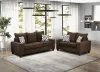 Furniture of America SM7330-LV West Action - Loveseat - Chocolate