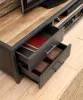 Furniture of America CM5904-TV-62 Galway - TV Stand - Gray / Natural Tone
