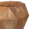 Coaster Fine Furniture 931158 Jacinto - Octagonal Solid Mango Wood Side Table Brown - Natural