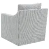 Coaster Fine Furniture 904137 Winter - Upholstered Sloped Arm Accent Swivel Chair - Gray