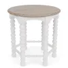 Riverside Furniture 30706 Riverside Furniture 30706 Rosalie - Spindle Round End Table - White