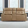 Liberty Furniture 7006SN-23P Liberty Furniture 7006SN-23P Carrington - Loveseat With Console P3 & ZG - York Sand