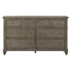 Liberty Furniture 104G-BR31 Liberty Furniture 104G-BR31 Twin Lakes - 6 Drawer Dresser - Gray