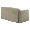 Coaster Fine Furniture 509815 Dorset - Fabric Upholstered Round Track Arm Loveseat - Brown