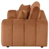 Coaster Fine Furniture 504952 Burnett - Chenille Upholstered Wide Arm Loveseat - Burnt Orange