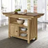 Liberty Furniture 62BR-CD-TRS Lindsey Farm - Trestle Table - Natural & Brown