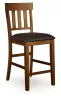 Ashley Furniture D594-124 Ralene - Upholstered Barstool (Set of 2) - Medium Brown