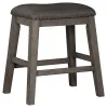 Ashley Furniture D388-024 Caitbrook - Upholstered Stool (Set of 2) - Gray