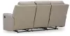 Ashley Furniture 6330789 Lavenhorne - Rec Sofa W/Drop Down Table - Pebble