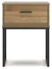 Ashley Furniture EB1866-291 Deanlow - One Drawer Night Stand - Honey