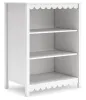 Ashley Furniture EB1810/230/231/121/292(2) Ashley Furniture EB1810/230/231/121/292(2) Hallityn - 5 Pc. - Bookcase, Dresser, Twin Tent Complete Bed, 2 Nightstands - White