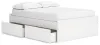 Ashley Furniture EB9630B9 Ashley Furniture EB9630B9 Onita - Full Platform Bed With 1 Side Storage - White