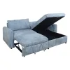 New Classic 27-U1812-2NP Finn - 2 Piece Sectional (LAF Sofa/Chaise) - Blue