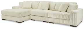Signature Design by Ashley® 21104S13 Lindyn - 3-Piece Sectional With Laf Corner Chaise - Ivory