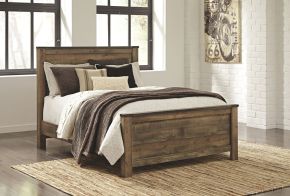 Signature Design by Ashley® B446/57/54/96 Trinell - Brown - Queen Panel Bed