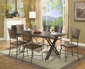 ACME 72345 Jodoc - Dining Table - Walnut & Gunmetal