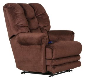 Catnapper 642577-2008/34 Malone - Power Lay Flat Recliner With Extended Ottoman - Merlot