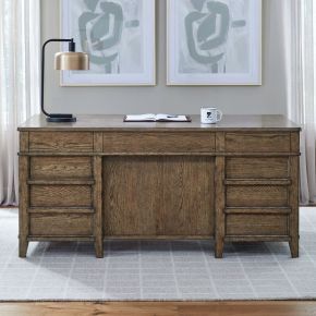 Liberty Furniture 930-HO-JED Carolina Park - Jr Executive Desk - Brown