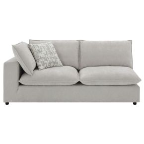 ACME LV04410 Marisa - Modular Left Facing Loveseat With 2 Pillows - Beige Boucle