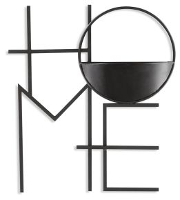 Signature Design by Ashley® A8010368 Dunster - Black - Wall Planter