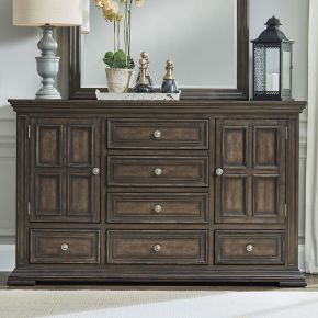 Liberty Furniture 361-BR31 Big Valley - 2 Door 6 Drawer Dresser - Light Brown