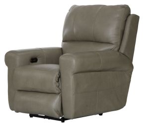 Catnapper 645707-1273/56-3073/56 Torretta - Top Grain Italian Leather Power Lay Flat Recliner - Putty