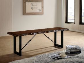 Furniture of America CM3604BN Dulce - Bench - Walnut / Black