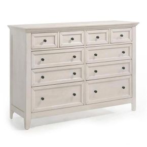 Intercon SM-BR-N8810-RWH-C San Mateo - Dresser - Rustic White