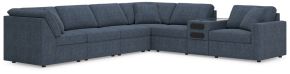 Signature Design by Ashley® 92121S34 Modmax - 7-Piece Sectional With Audio System Console - Ink