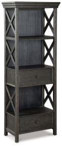 Ashley Furniture D736-76 Tyler Creek - Display Cabinet - Black / Gray
