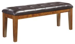 Ashley Furniture D594-00 Ralene - Large UPH Dining Room Bench - Medium Brown