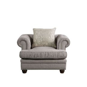 ACME 53097 Gardenia - Chair - Gray Fabric