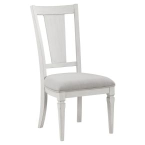 ACME DN02274 Katia - Side Chair (Set of 2) - Light Gray Linen & Weathered White