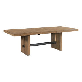 Intercon LM-TA-4296-WOA-C Landmark - Trestle Dining Table - Weathered Oak