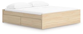Ashley Furniture EB9632B21 Ashley Furniture EB9632B21 Onita - King Platform Bed With 2 Side Storage - Natural