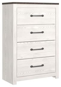 Signature Design by Ashley® B1190-44 Gerridan - White / Gray - Four Drawer Chest